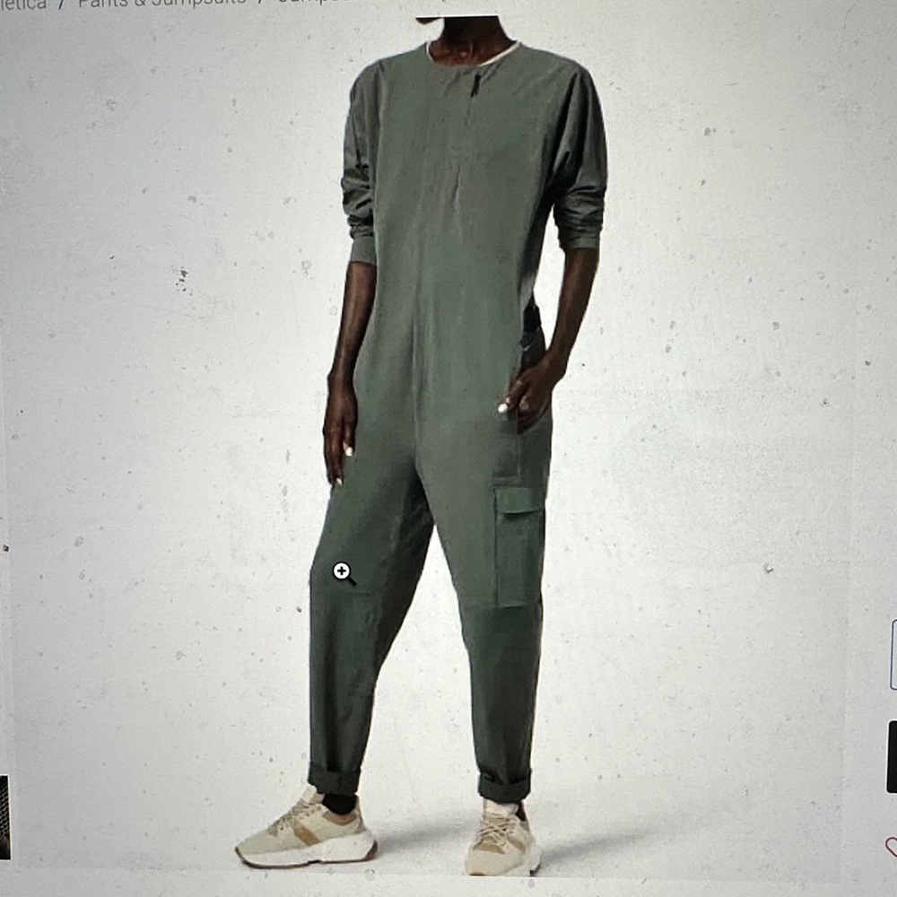 Rare Lululemon Reykur Palm Deco Green Jumpsuit. New without tags.